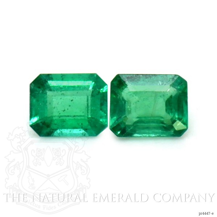 0.74 Ct.Tw. Emerald Pair from Zambia