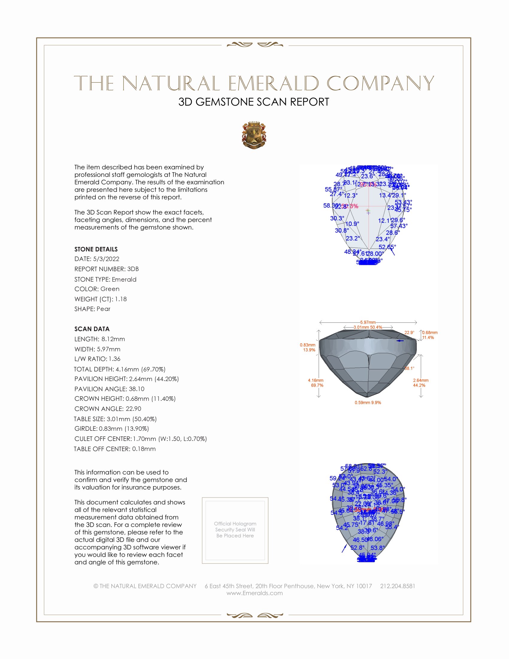 2.27 Ct.Tw. Emerald Pair from Zambia