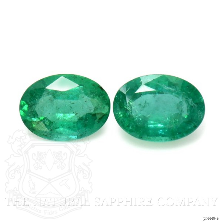 2.28 Ct.Tw. Emerald Pair from Zambia