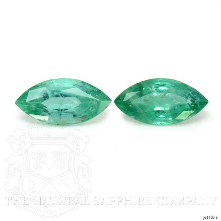 2.01 Ct.Tw. Emerald Pair from Zambia