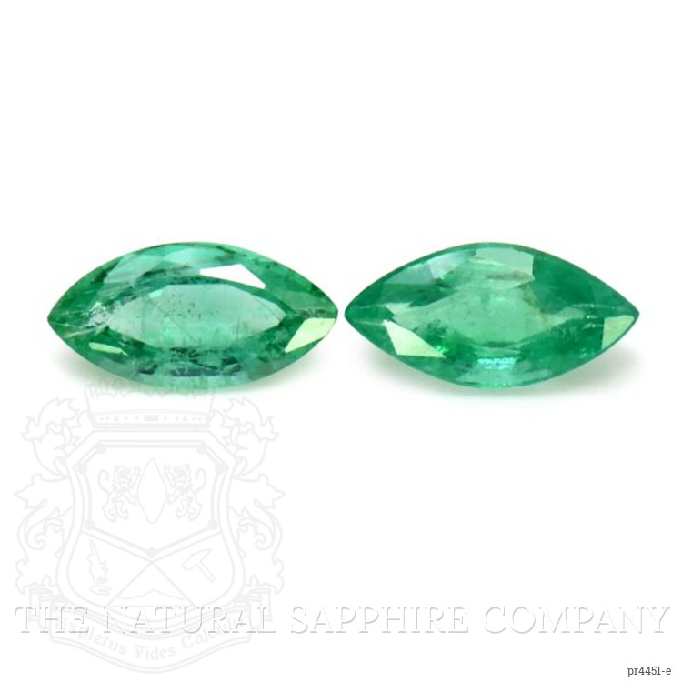 2.08 Ct.Tw. Emerald Pair from Zambia