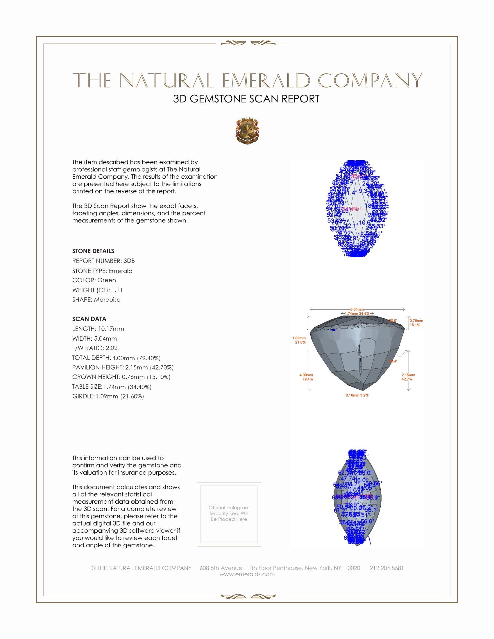 2.08 Ct.Tw. Emerald Pair from Zambia
