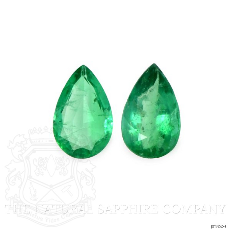 1.32 Ct.Tw. Emerald Pair from Zambia