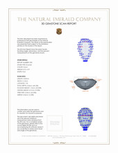 1.32 Ct.Tw.Total Carat Weight Emerald Pair from Zambia 3 D Scan Report