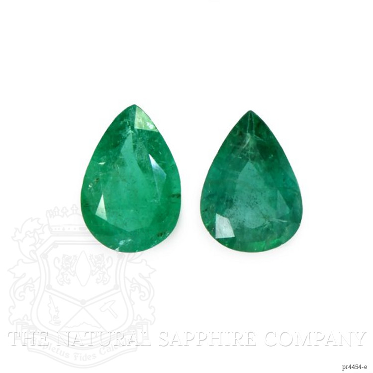 1.55 Ct.Tw. Emerald Pair from Zambia
