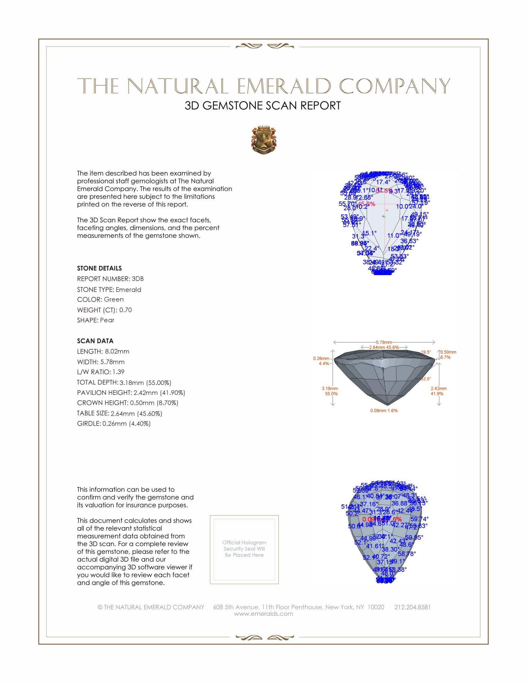 1.55 Ct.Tw. Emerald Pair from Zambia
