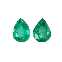 1.97 Ct.Tw.Total Carat Weight Emerald Pair from Zambia Video
