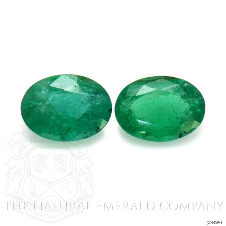 2.00 Ct.Tw. Emerald Pair from Zambia