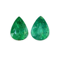 2.26 Ct.Tw.Total Carat Weight Emerald Pair from Zambia Video