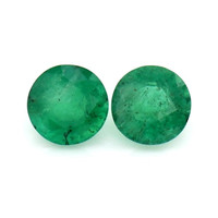 1.87 Ct.Tw.Total Carat Weight Emerald Pair from Zambia Video