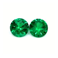 0.82 Ct.Tw.Total Carat Weight Emerald Pair from Zambia Video