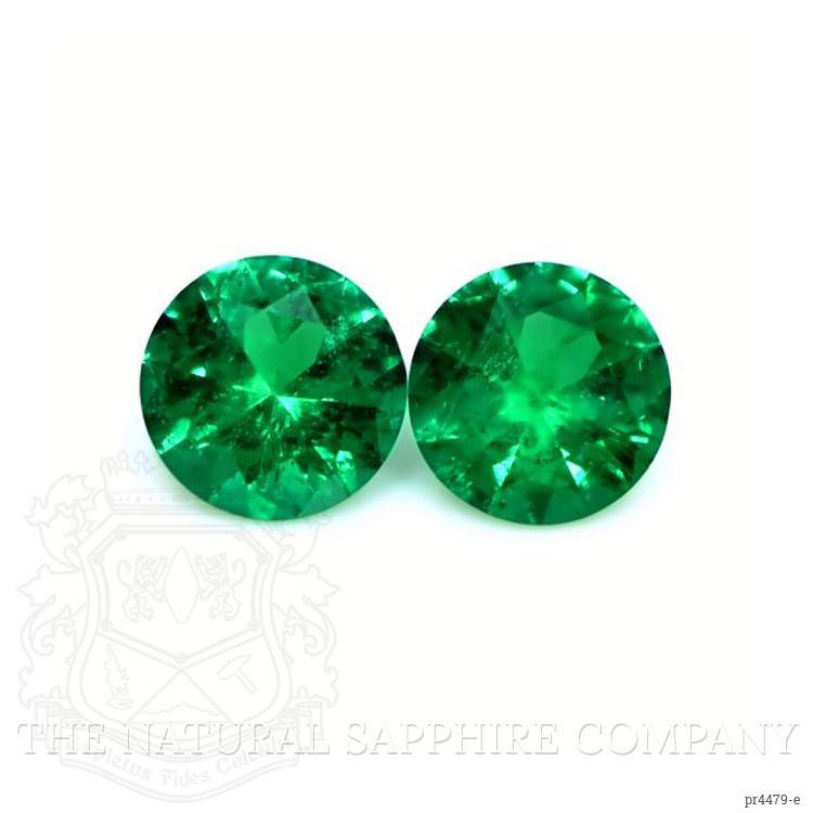 0.82 Ct.Tw. Emerald Pair from Zambia