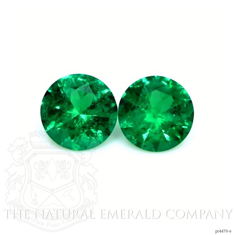0.82 Ct.Tw. Emerald Pair from Zambia