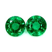 1.88 Ct.Tw.Total Carat Weight Emerald Pair from Zambia Video