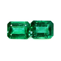4.52 Ct.Tw.Total Carat Weight Emerald Pair from Zambia Video