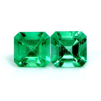 2.69 Ct.Tw.Total Carat Weight Emerald Pair from Colombia Video