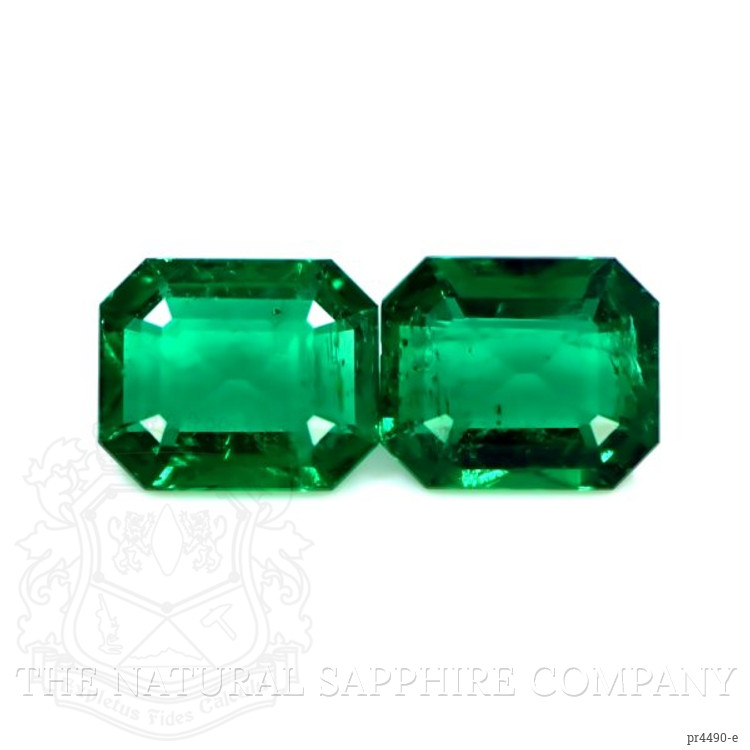 6.21 Ct.Tw. Emerald Pair from Zambia