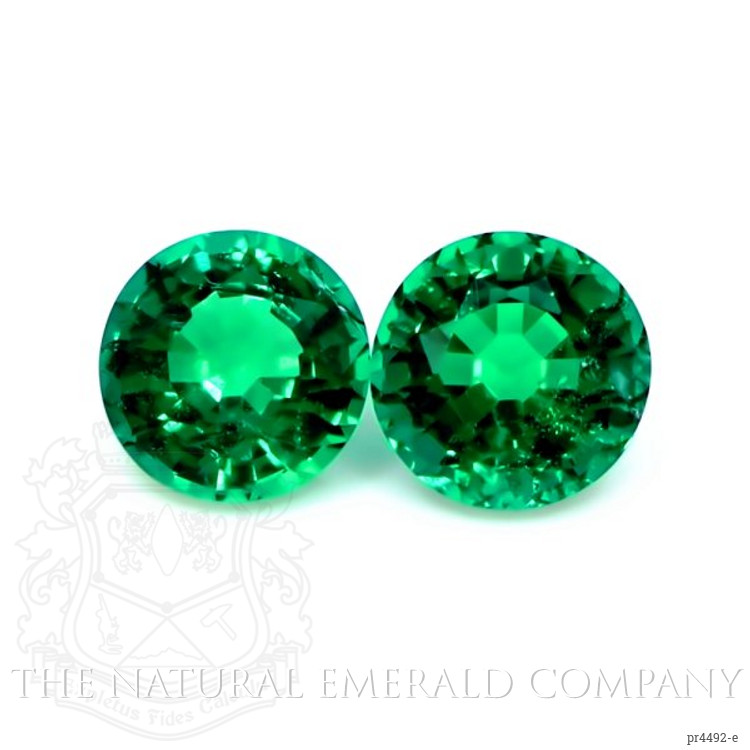1.28 Ct.Tw. Emerald Pair from Zambia