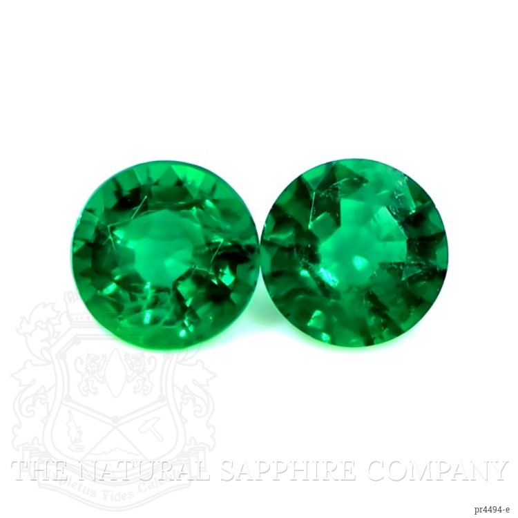 1.29 Ct.Tw. Emerald Pair from Zambia