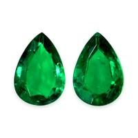 Studs Emerald Earring 3.50&nbsp;Ct.Tw.Total Carat Weight, 18K Yellow Gold Combination Stone