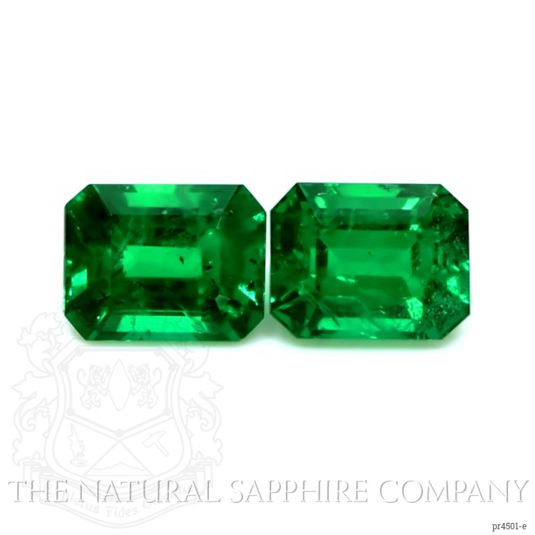 6.28 Ct.Tw. Emerald Pair from Zambia