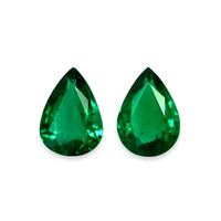 8.40 Ct.Tw.Total Carat Weight Emerald Pair from Zambia Video