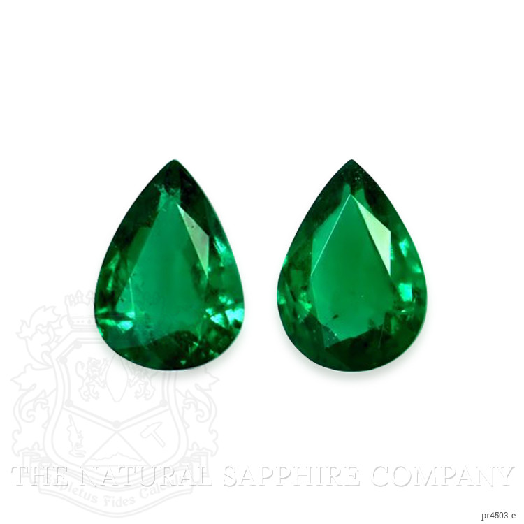 8.40 Ct.Tw. Emerald Pair from Zambia