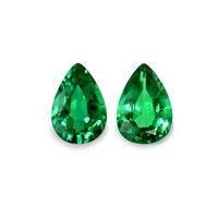 3.02 Ct.Tw.Total Carat Weight Emerald Pair from Zambia Video