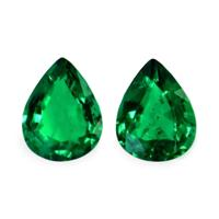 3.19 Ct.Tw.Total Carat Weight Emerald Pair from Zambia Video