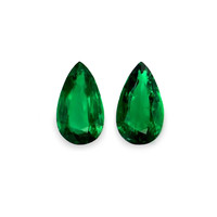 6.00 Ct.Tw.Total Carat Weight Emerald Pair from Zambia Video