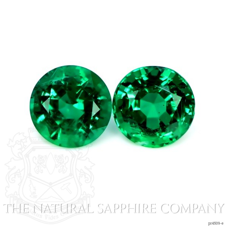 3.50 Ct.Tw. Emerald Pair from Zambia