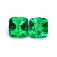 5.37 Ct.Tw.Total Carat Weight Emerald Pair from Colombia Video