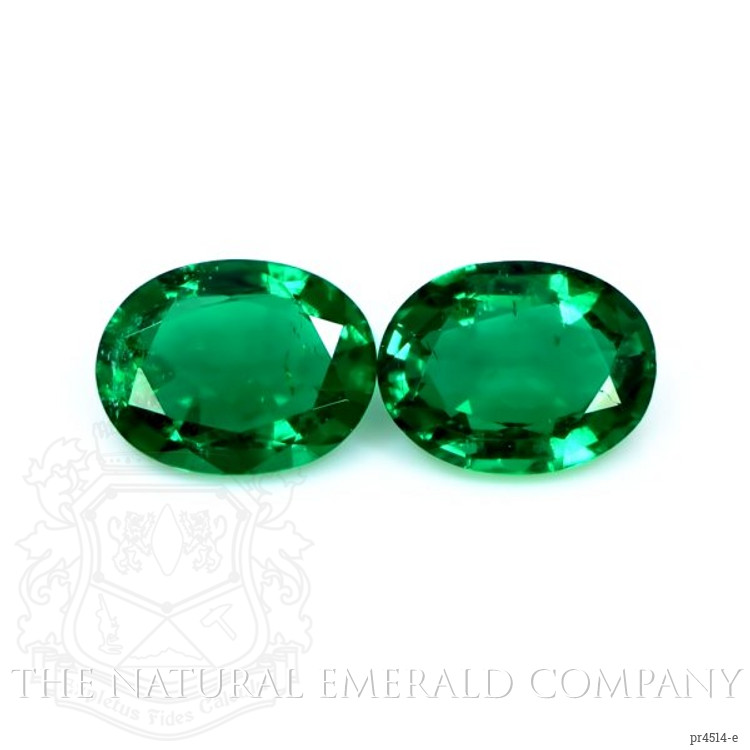 3.00 Ct.Tw. Emerald Pair from Zambia