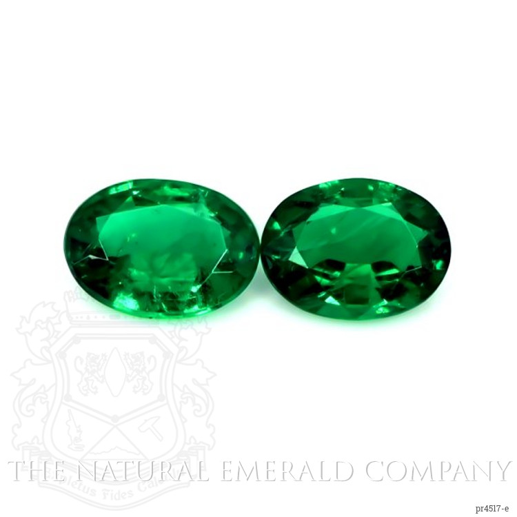 2.10 Ct.Tw. Emerald Pair from Zambia