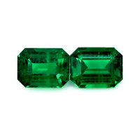 4.73 Ct.Tw.Total Carat Weight Emerald Pair from Zambia Video