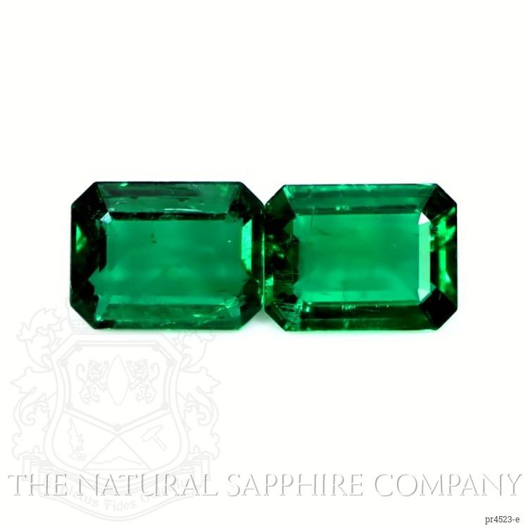 5.62 Ct.Tw. Emerald Pair from Zambia