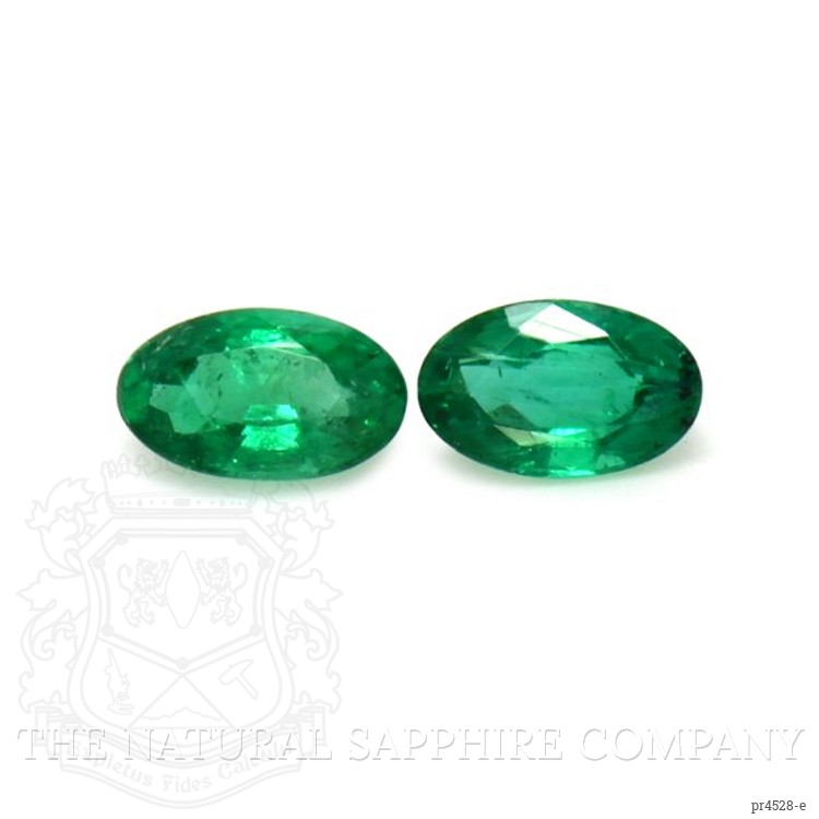0.43 Ct.Tw. Emerald Pair from Zambia