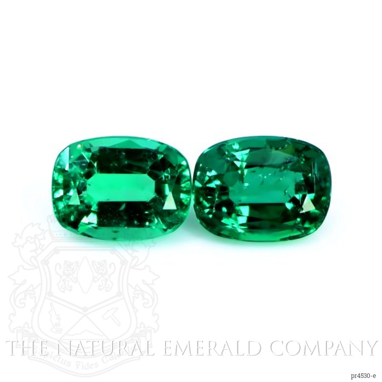 2.46 Ct.Tw. Emerald Pair from Zambia