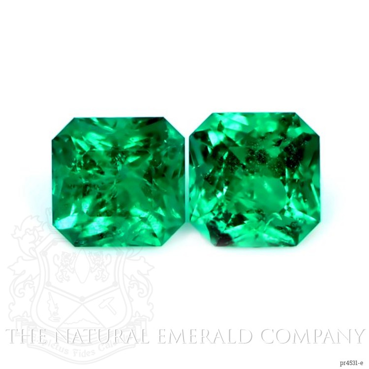 2.00 Ct.Tw. Emerald Pair from Zambia