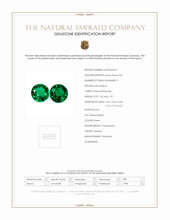 2.62 Ct.Tw.Total Carat Weight Emerald Pair from Zambia Scan Report