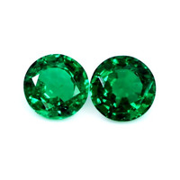 2.62 Ct.Tw.Total Carat Weight Emerald Pair from Zambia Video