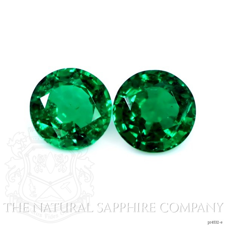 2.62 Ct.Tw. Emerald Pair from Zambia