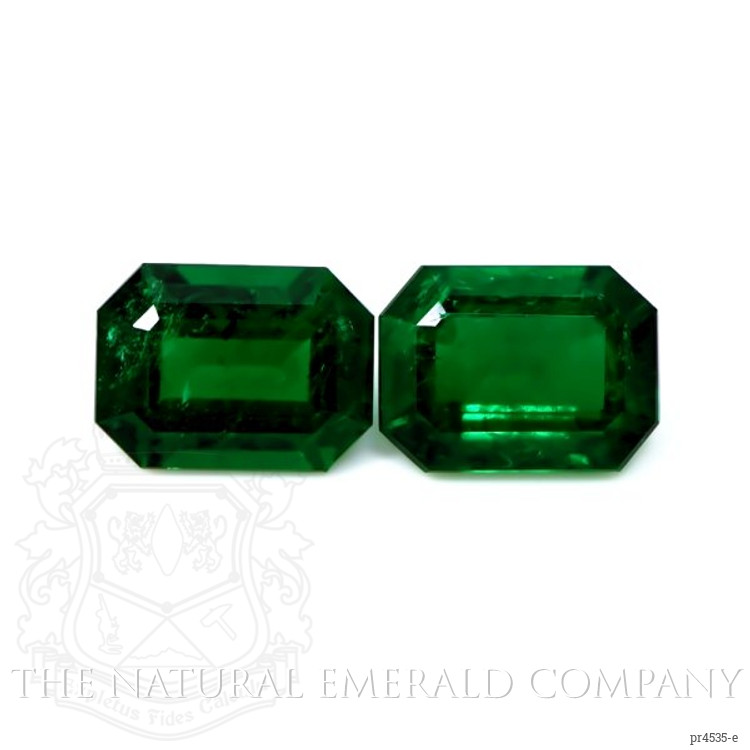 7.32 Ct.Tw. Emerald Pair from Zambia
