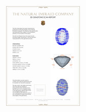 0.85 Ct.Tw.Total Carat Weight Emerald Pair from Zambia 3 D Scan Report