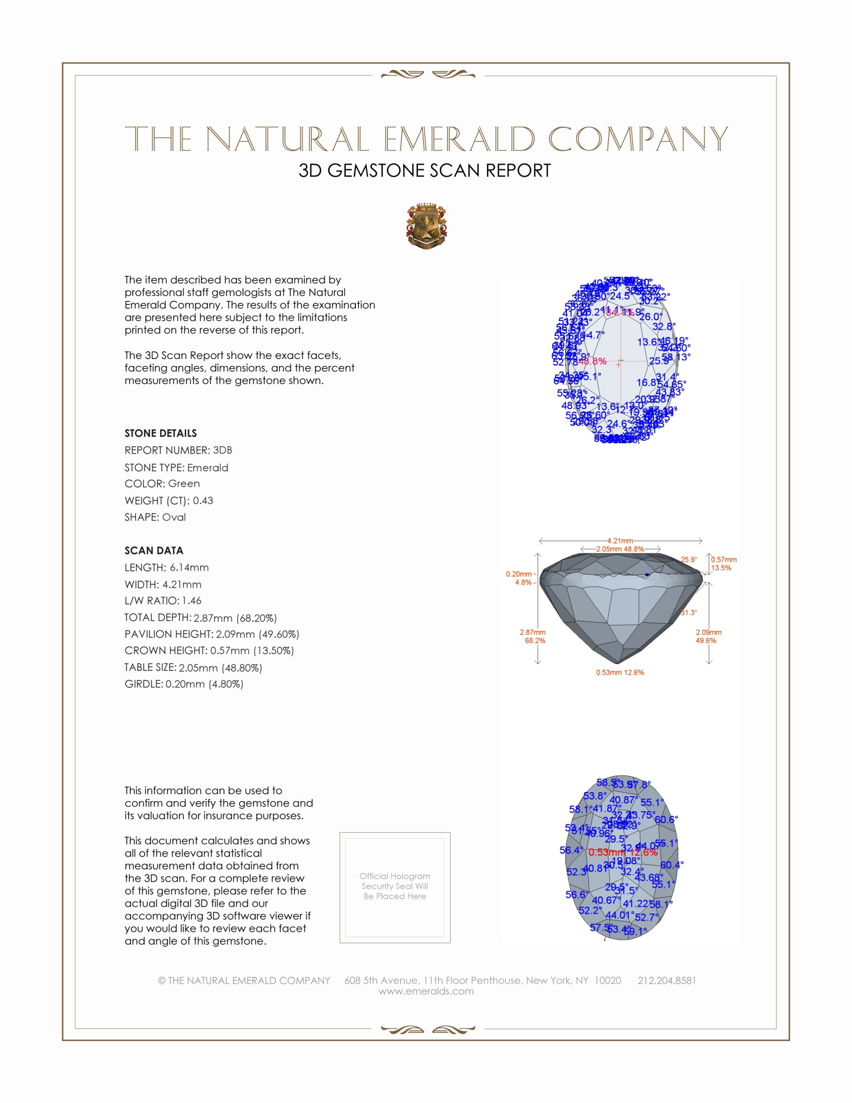 0.85 Ct.Tw. Emerald Pair from Zambia