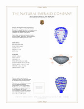 0.98 Ct.Tw.Total Carat Weight Emerald Pair from Zambia 3 D Scan Report