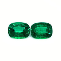 3.40 Ct.Tw.Total Carat Weight Emerald Pair from Zambia Video
