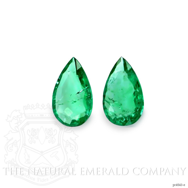 2.86 Ct.Tw. Emerald Pair from Zambia