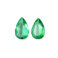 6.36 Ct.Tw.Total Carat Weight Emerald Pair from Colombia Video