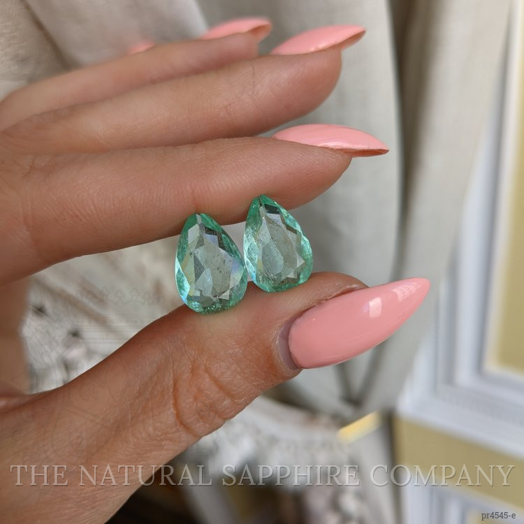 6.36 Ct.Tw. Emerald Pair from Colombia